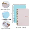 Dagelijkse wekelijkse planner Ongedateerde agenda notitieboekje met gewoontetracker Wekelijkse doelen To Do List Spiraalbindende PVC Cover Planner 220627