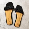 Kappy Summer Flat z Twist Fashion komfort na zewnątrz buty plażowe panie slajdy sandały sandały plus size 37-42 slippers