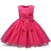 Princess Flower Girl Dress Summer Tutu Wedding Birthday Party Vestres para meninas trajes de crianças adolescentes projetos de baile m4158