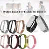 Bracelet pour Xiaomi Mi Band 3 4 5 6 Bracelet en métal sans vis en acier inoxydable MIband Bracelet bracelets Pulseira