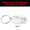 Key Chains -cadeau voor vriendje mooie aangepaste naam sleutelhanger gepersonaliseerde geschenken voor Valentijnsdag aanwezig sleutelhanger