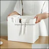 Storage Boxes Bins Home Organization Housekee Garden Portable Desktop Simple Box Office Dhhtk