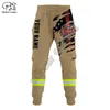 Plstar kosmos brandmän brandmän anpassade namn 3d tryck avslappnade män byxor mode streetwear höst lösa sportbyxor f29 220707