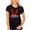 THERTS للرجال V The Original TV Mini Series Logo Black T-Shirt Size S إلى 3XL Fashion Classic Tee Shirt