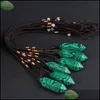 Arts And Crafts Arts Gifts Home Garden Malachite Crystal Column Hexagonal Double-Pointed Rough Polished Mineral Healing Wands Chakra Reik