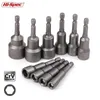 HiSpec 10pc Magnetic Power Nut Driver Drill Bit Set 65mm 619mm Hex Shank Socket Screwdriver Impact Bits Y200321