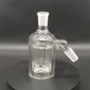 45 Dreans 14mm Clear Matrix Perc Vetro Ashatcher per Bongs Bongs Ash Catcher DAB Rigs Bong Bubbler Accessori per fumare