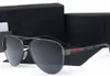 Luxe ovale zonnebrillen voor mannen Designer Zomertinten Gepolariseerde pilootbrillen Zwarte vintage Oversized zonnebrillen Mannelijk zonnebril met doos met doos