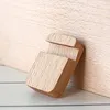 Creative and cute portable wooden home mobile phone bracket keychain solid wood holder LK001181