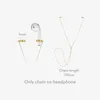 Pendant Necklaces Kpop Pearl Headphone for Women Gold Color Fashion Jewelry Party Choker 2023 Femme 220427