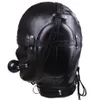 BDSM-Bondage-Maske, weiche Lederhaube, Kopfbedeckung in Erwachsenenspielen für Paare, Fet276y