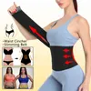 Midjetränare för kvinnor formade bandage wrap mage control body shaper midje trimmer bälte nedre magkomprimering plus storlek l220802