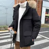 G Winter Down Coat Mens Fashion Parka Waterdichte Windstopper Geavanceerde stof Dikke Do NE met echte wolf fur bewaar Warm Jacket Coats Factory