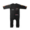 Сезон F1 Red Rompers Championship Team Kids Baby Jumpsuit Outdoor Indoor Bull Boy Girl Crawling Suit