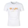 T-shirt da uomo Trapstar London manica corta abbigliamento sportivo 16 colori cotone nero caldo abbigliamento da jogging all'aperto
