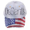 Custom high quality baseball caps for women Cotton Rhinestone Hat snapback cap with letter Desantis wholesale BBA13401