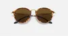 Klasyczne projektanty okrągłe okulary przeciwsłoneczne całe wysokiej jakości modne okulary przeciwsłoneczne na plaży Spoty dla mężczyzn i kobiet 3015077