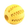 5 cm Pet Dog Toys Ball grappige interactieve elasticiteit honden kauwspeelgoed voor hondentand schone bal van voedsel extra-zacht rubberen bal b0504