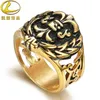 2022 Ch Chrome Original Design Ring Style Jewelry Personalized Stainless Steel Men039s Casting Imitation Gold Hearts Designer N9049019