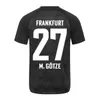 22 23 Jerseys de football Eintracht Frankfurt 2022 2023 Kostic Sow Klammers Hinegger Kamada Borre Rode Rode Ache Man Football Uniforme
