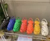 2022 Frühling und Sommer Pop kleine Lederschuhe College-Sandalen modische passende Socken klassische weiche Gummisohle Größe 35-40