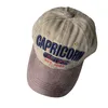 Casual Baseball Hat Tide Stitched Two-color Cap