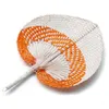 Woven Straw Bamboo Hand Fan Favor Party Baby Miljöskydd Myggavvisande fans för sommarbröllop