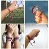 Bracelets de charme Népal Woven Amitié avec une fermeture de nœuds coulissants pour les femmes pour enfants filles vsco fille et hommes mélange ajusté couleur aléatoire ampgv