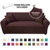 Fodera elastica per divano soggiorno moderno Spandex elasticizzato divano angolare fodera componibile 1 2 3 4 posti 220615