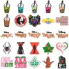 Nieuw product Cartoon coraline Pvc Croc Decoratie Snoep Stijl Pvc Rubber Schoen Charme Kinderschoenen Charm Candy Charms