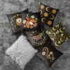 CASE CASE NORDIC CUSHION COVER BLACK PLAIND لأريكة غرفة المعيشة أريكة 18x18 حالة زخرفة عيد الميلاد للديكور المنزلي 220623