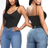 Women's Shapers Women's Cami Shaper With Built In Bra Tummy Control Camisole Tank Top Underskirts Shapewear Body Waist Trainer VestWomen