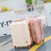 '' Inch Travel Suitcase Big Bag With Wheels Trolley Bagage Rolling Student Girls J220707