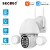 WiFi 5MP / 3MP 2MP Tuya Прожектор Двухслойные Освещение Камера AI Мобильный Обнаружение На открытом воздухе Защита защиты CCTV Камера CCTV