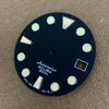 Reparationsverktygssatser 28,5 mm Gradient Modified Dial NH35 NH36 Titta på Green Luminous för automatisk rörelse med S -logotyp Dialrepair Hele22