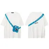 T-shirty męskie vintage ponadgabarytowa t-shirt streetwear 2022 Mężczyźni harajuku tshirt kamera plecak drukowana koszulka krótkiego rękawu Hip Hop Graphic Top
