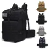 Tactical Camo 40L Backpack Oudoor Sports Pack Bag Rucksack Knapsack Assault Combat Camouflage NO11-038B