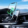 Qi Szybkie ładowanie Ładowarki Bezprzewodowe Przenośne Multi Box Dock 15W Silne Magnetic Mount Air Vent Wireless Car Ładowarka Uchwyt do telefonu do iPhone Samsung