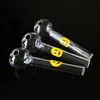 Wholesale Mini Small Mixed Colors Smoking Pipes Unique Glow In The Dark Style Pyrex Glass Oil Burner Pipe Bubbler Pipes Smoke Accessories Hand Burning SW15