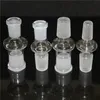 Glasadapter voor waterpijpolie Rigs Bong Adapter Bowl Quartz Banger 14 mm mannelijk tot 18 mm vrouwelijke Bongs Adapters Rookwaterpijpen