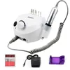 Drill 35000RPM Pro Machine Apparatus For Manicure Pedicure Kit Electric File With Cutter Nail Tool 220620