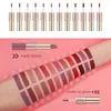 Newest 2 in 1 Velvet Matte Lipstick Lip Gloss Waterproof Long Lasting Lip Stick Lip-stain Lip-glow Lip-balm Lips Makeup Cosmetic Beauty Wholesale ZL0868