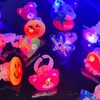 Led Rave Toy Led Cartoon Ring Lysande glans i det mörka ljuset finger som glödar vuxen födelsedagsfest pojke barn leksaker för barn gåvor