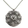 Anhänger Halsketten Buddha Ogma Medaillon Om Yoga Buddhismus Große Talisman Halskette Amulett Schmuck Dropship Lieferant 2022Anhänger