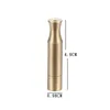 Latest Smoking Brass Portable Dry Herb Tobacco Cigarette Holder Mini Filter Pipes Tube Catcher Taster Bat One Hitter Innovative Design Mouthpiece DHL Free