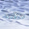 Fashion Jewelry Ring Microset full av diamanter Aquamarine Rings Galaxy Princess Lace Treasure Armband Colorful Treasure4213728