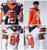 THR NCAA College Jerseys Syracuse Orange 21 Moe Neal 28 Jarveon Howard 80 Taj Harris 82 Nykeim Johnson 2 Eric Dungey Custom Football costurado