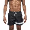 Short d'été pour hommes, vêtements de plage, sport, vacances, loisirs, séchage rapide, short de surf en Dacron