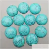 Steen losse kralen sieraden natuurlijk 20 mm ronde opaal rozenkwarts tijgers oog turquoise agaat gezicht voor nec dhyjv