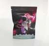 Espaço astronauta mylar bolsas de design à prova de cheiro bolsa 3.5g embalagem stand up bolsas com zíper saco de embalagem selvável